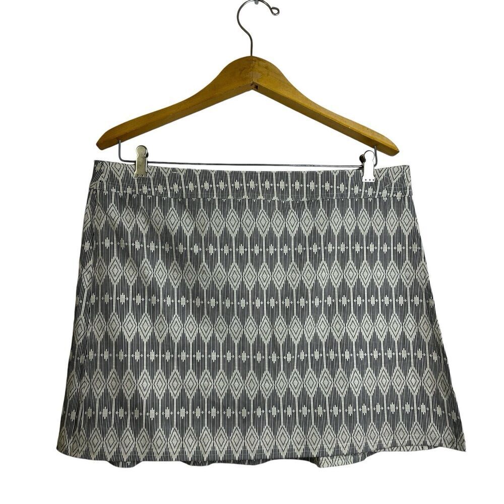 RipSkirt Hawaii Wrap Skirt Black Diamond Womens Size XL Length 1 Cream Beach